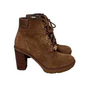Michael Kors - Brown Ankle Suede Leather boots. Size 7